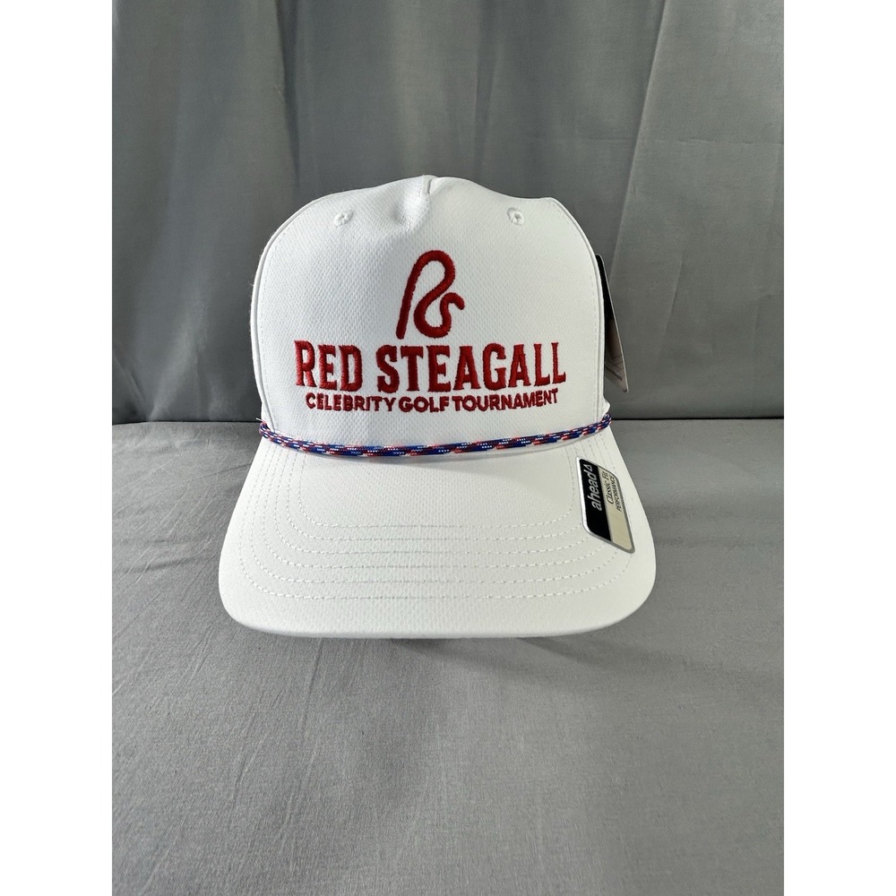 Ahead Rope Hat SnapBack One Size Red Steagall Celebrity Golf Tournament NEW